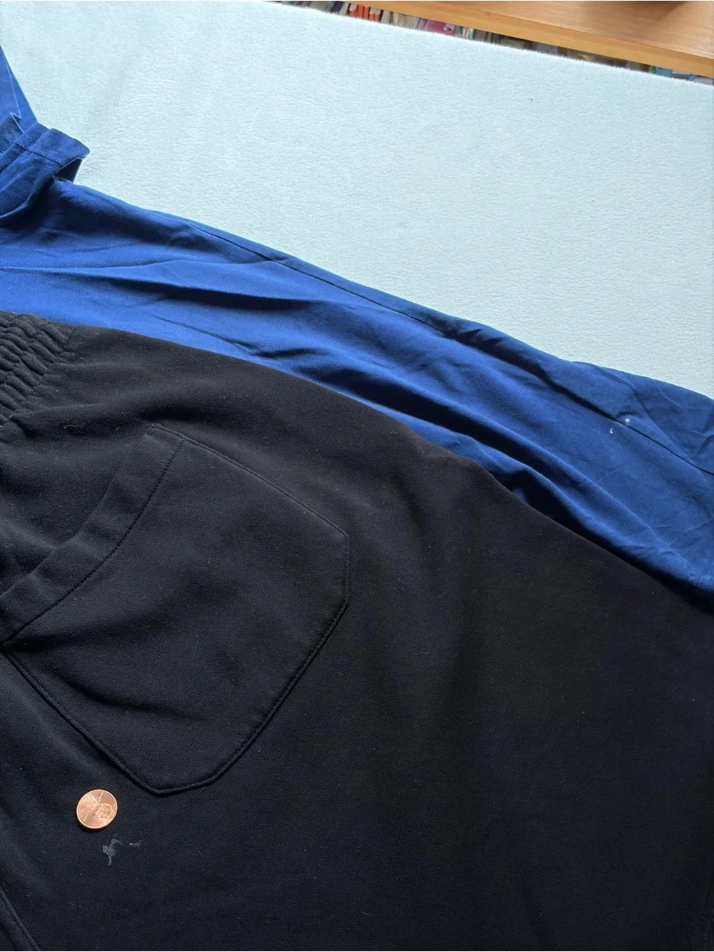 Nautica Performance Tee XL H&M Lounge Shorts XL Men’s Outfit Bundle Blue Black